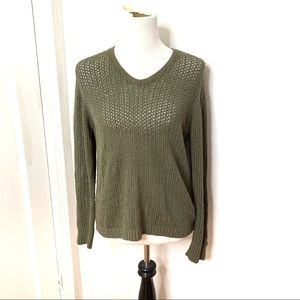 Columbia Green Knit Sweater